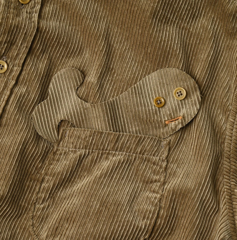 45R Kutekute Corduroy 908 Wide Collar Shirt - Image 27