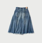 Rye Mugi Denim Crossover Skirt Sei (Size 2) - 45R by 45rpm studio