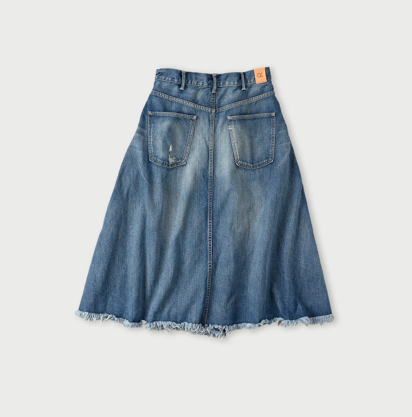 Rye Mugi Denim Crossover Skirt Sei (Size 2) - 45R by 45rpm studio - Image 7