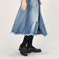 45R Rye Mugi Denim Crossover Skirt Sei