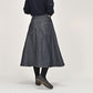 45R Rye Mugi Denim Crossover Skirt Raw