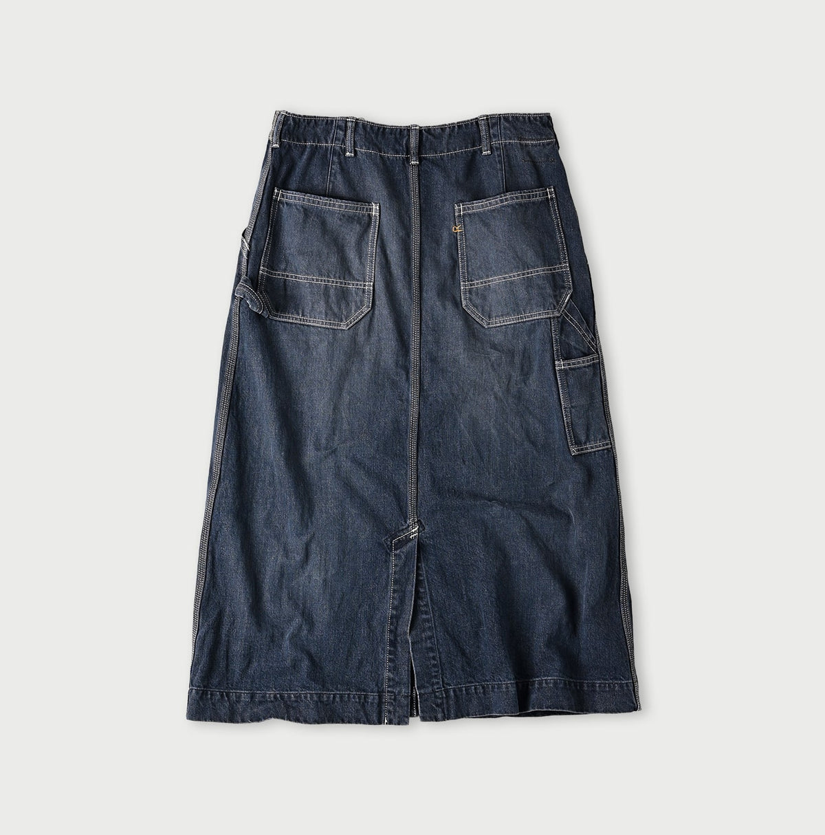 Tweed Denim Painter Skirt Zyu