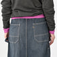 Tweed Denim Painter Skirt Zyu
