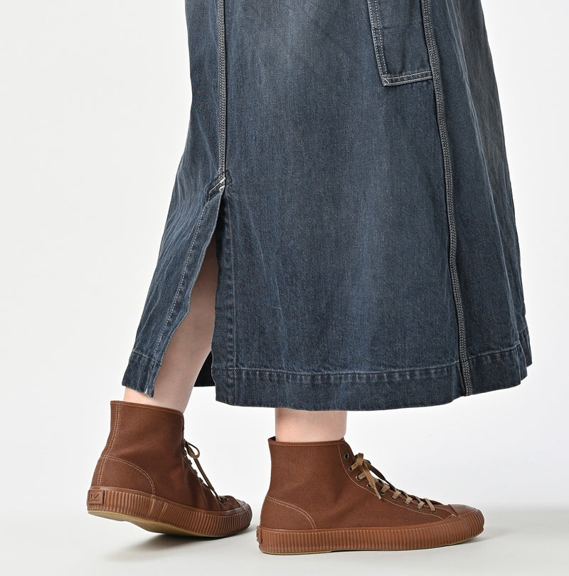 Tweed Denim Painter Skirt Zyu