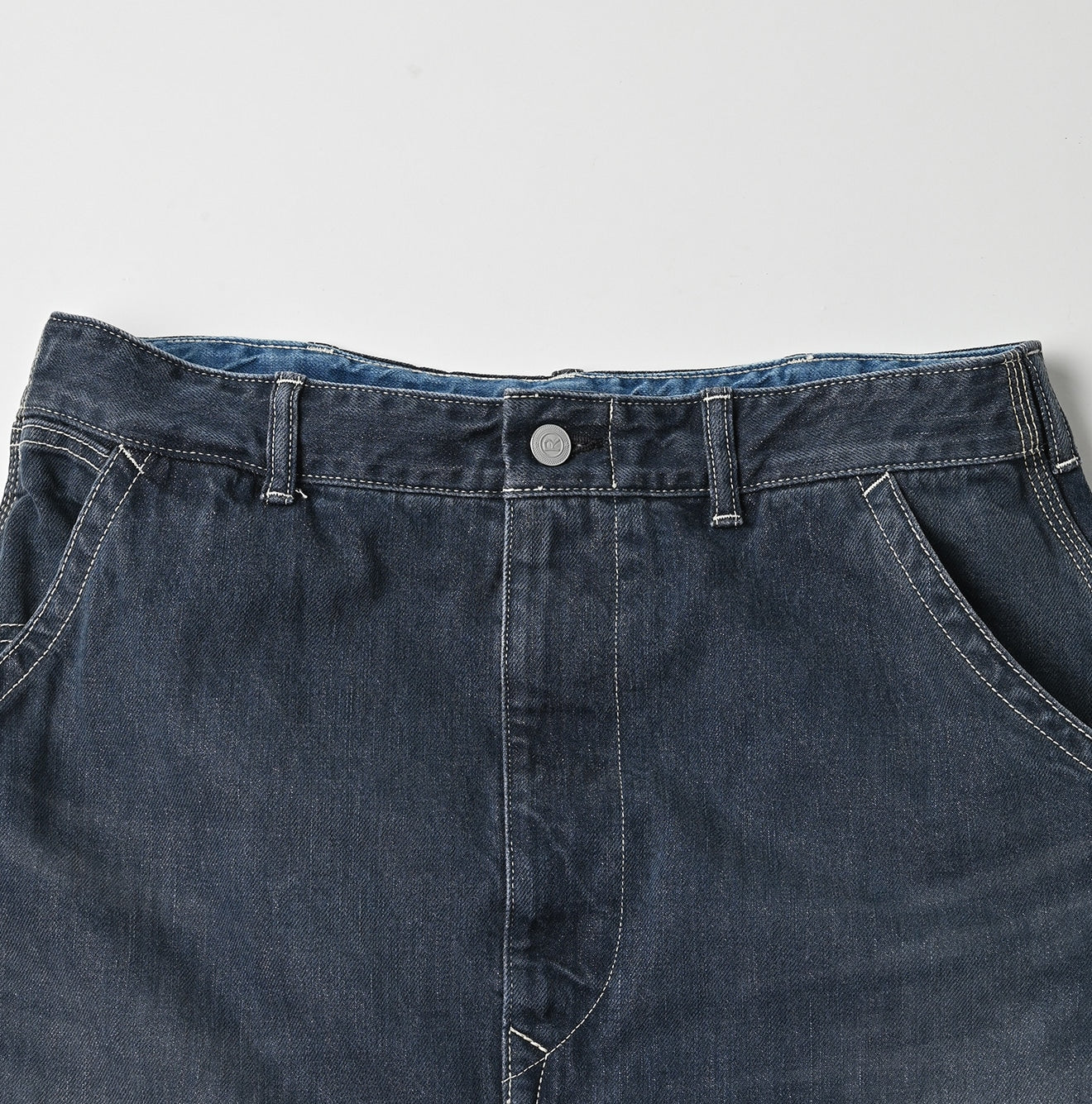 Tweed Denim Painter Skirt Zyu