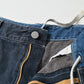 Tweed Denim Painter Skirt Zyu