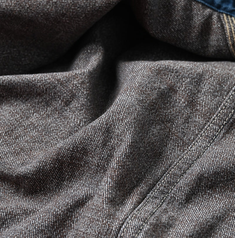 Tweed Denim Painter Skirt Zyu