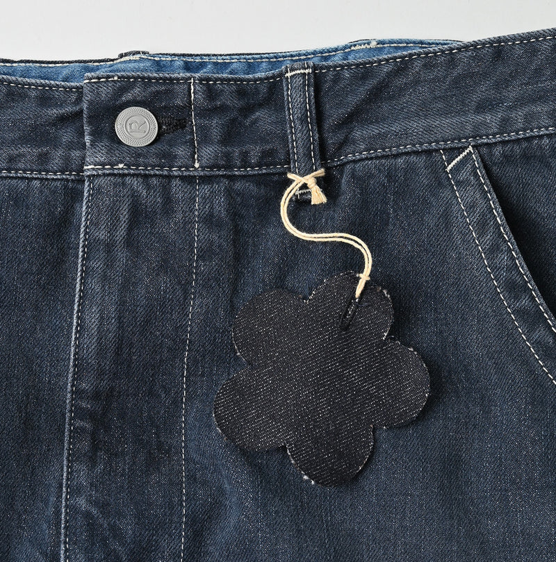 Tweed Denim Painter Skirt Zyu
