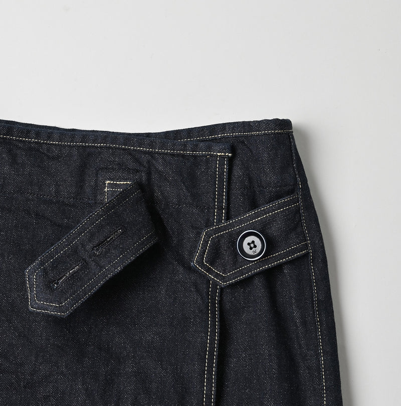 Tweed Denim Mini Tablier Nou