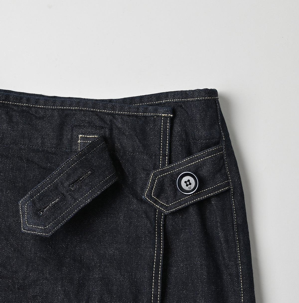 Tweed Denim Mini Tablier Nou