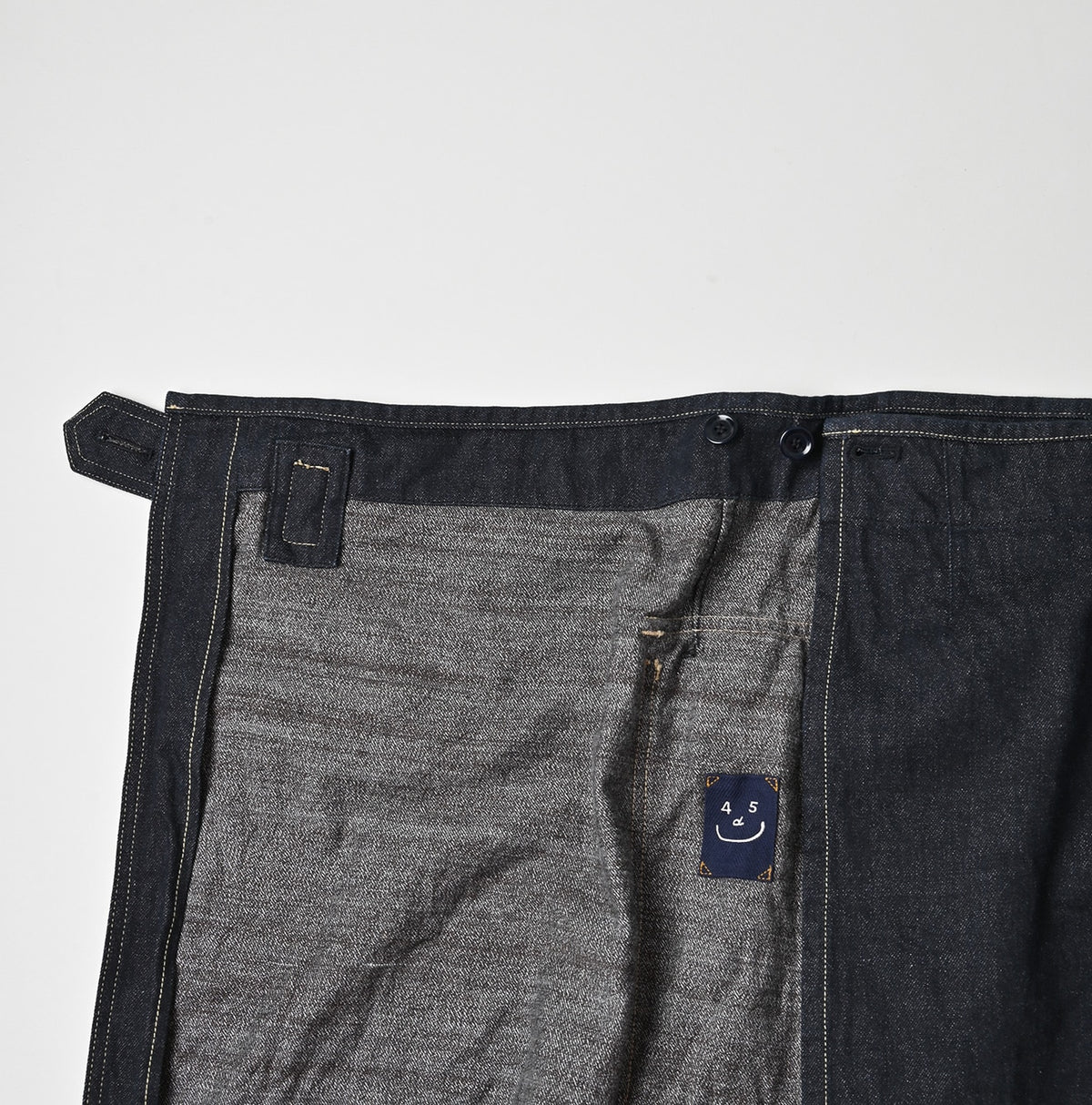 Tweed Denim Mini Tablier Nou