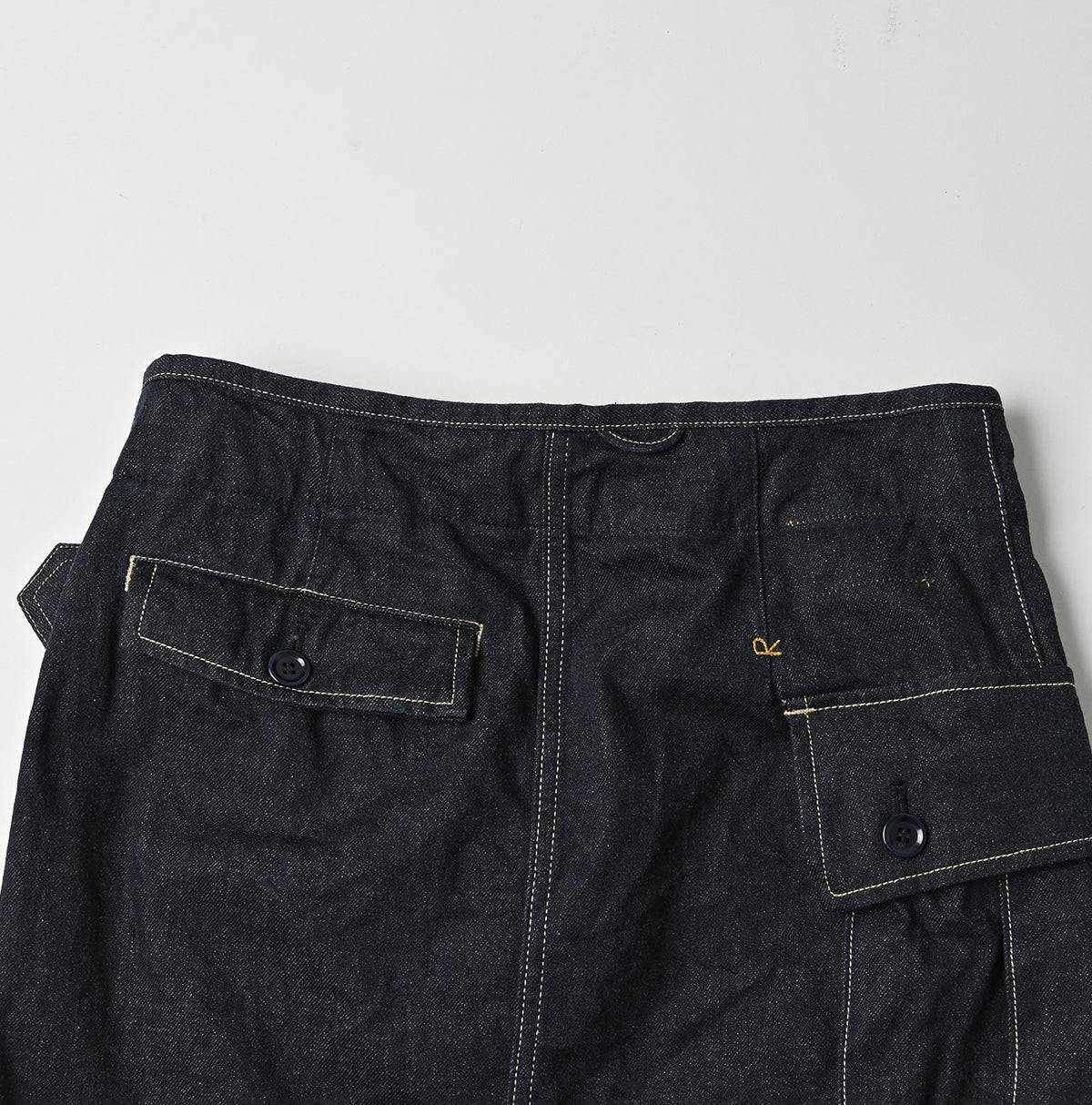 Tweed Denim Mini Tablier Nou