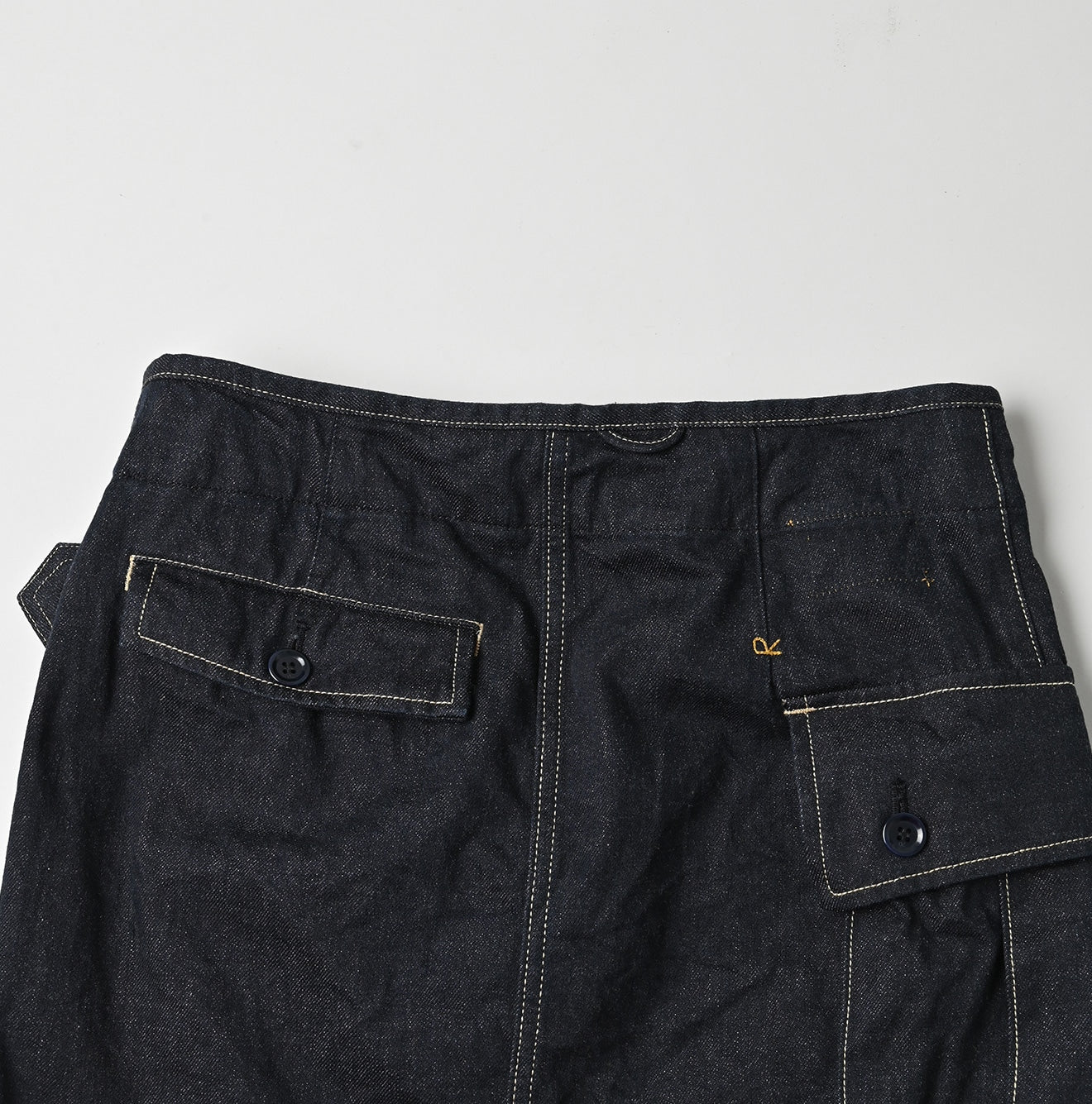Tweed Denim Mini Tablier Nou