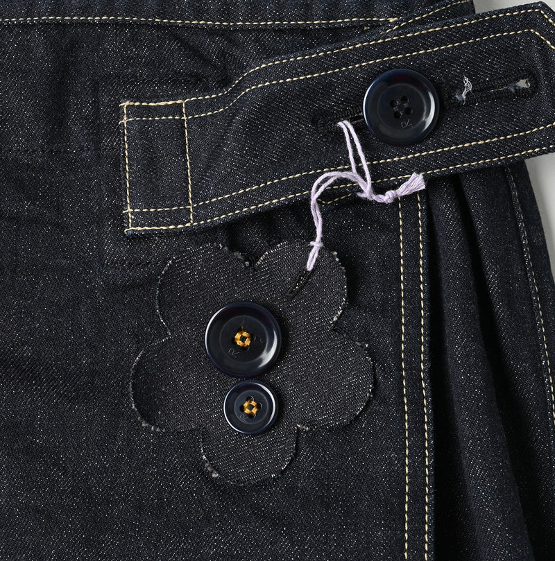 Tweed Denim Mini Tablier Nou
