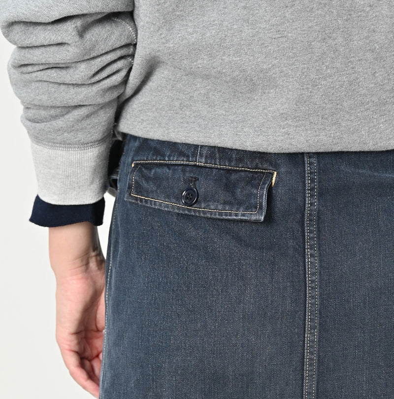 Tweed Denim Mini Tablier Zyu