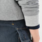 Tweed Denim Mini Tablier Zyu