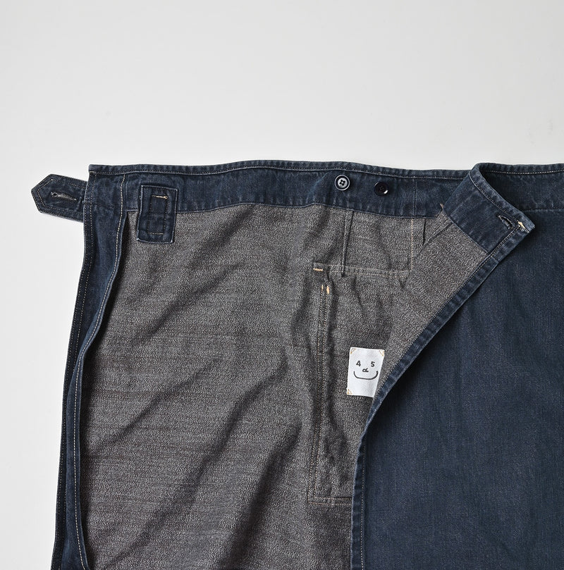 Tweed Denim Mini Tablier Zyu