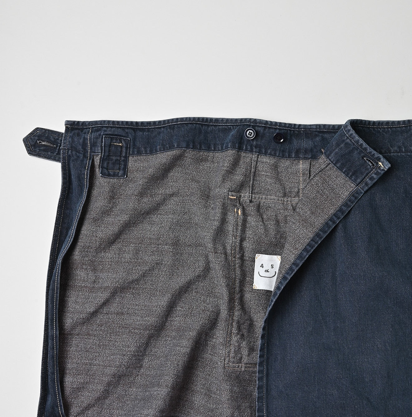 Tweed Denim Mini Tablier Zyu