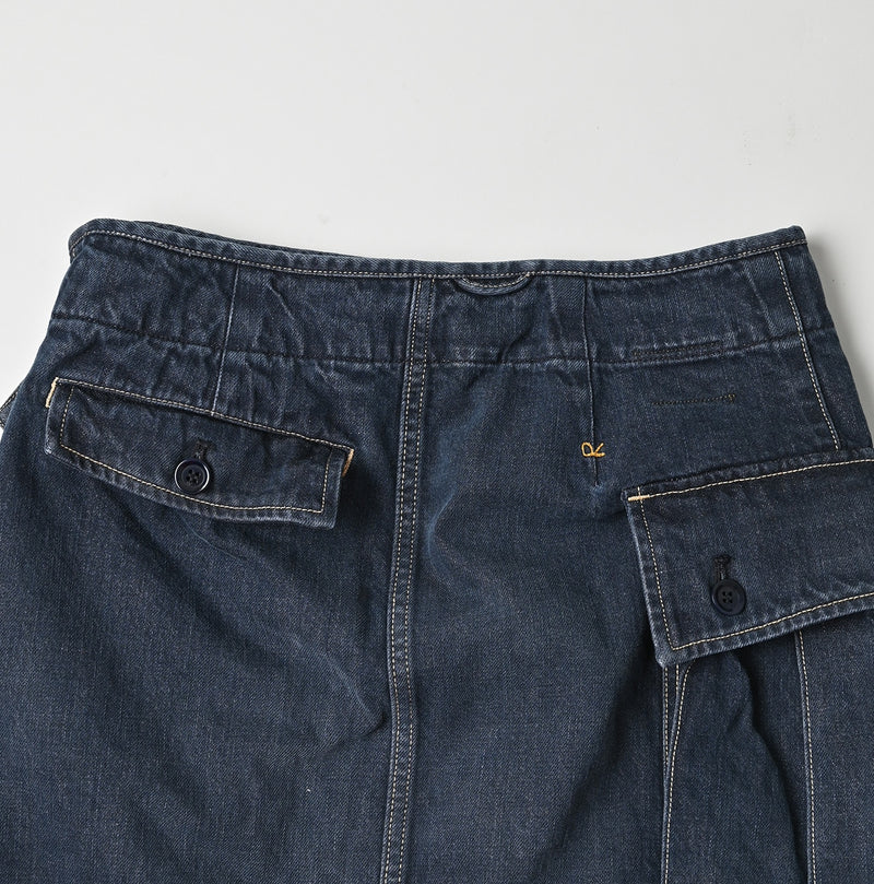 Tweed Denim Mini Tablier Zyu