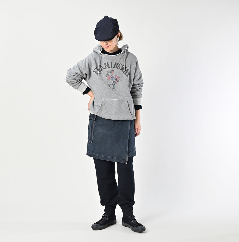 Tweed Denim Mini Tablier Zyu