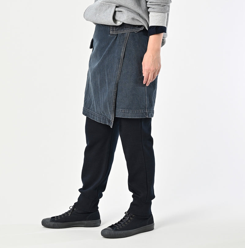 Tweed Denim Mini Tablier Zyu