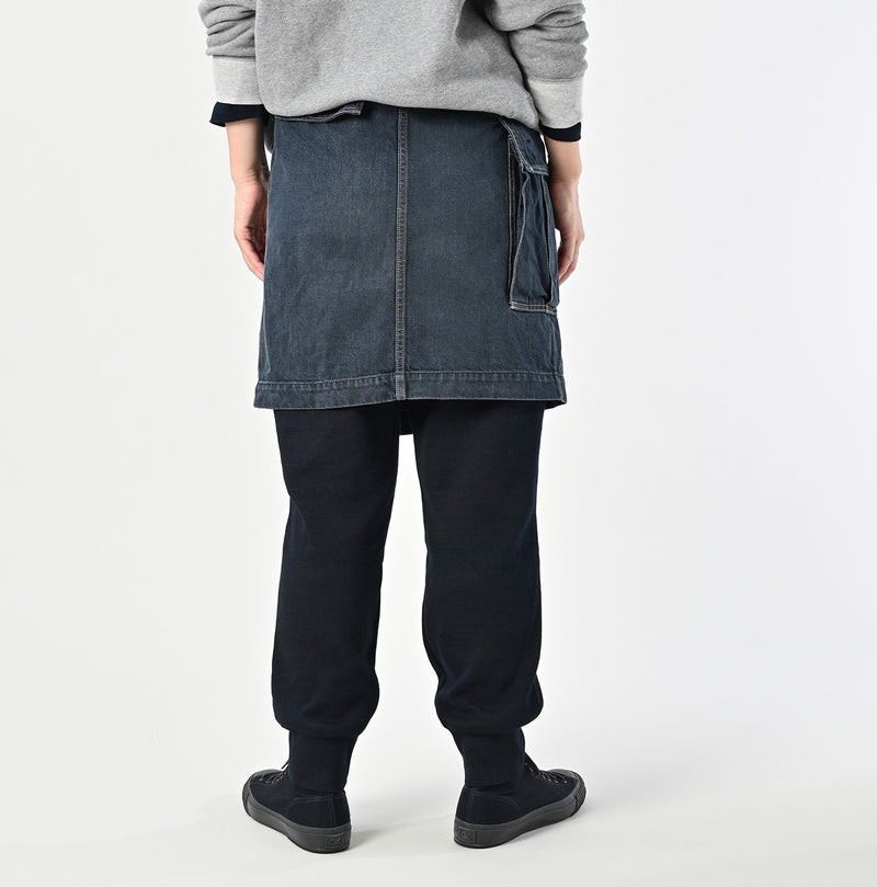 Tweed Denim Mini Tablier Zyu