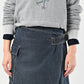 Tweed Denim Mini Tablier Zyu