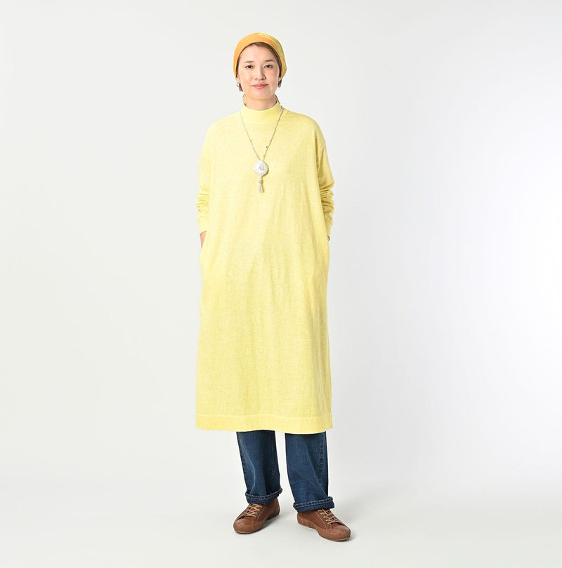 45R Botanical Dyed Yokk Neck 45 Star Dress - Image 5