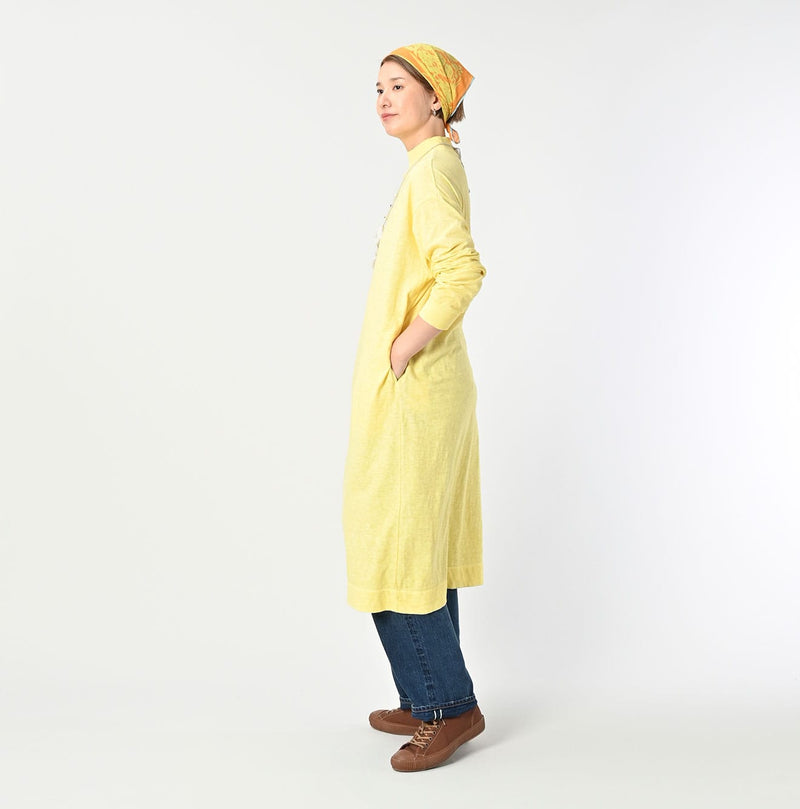 45R Botanical Dyed Yokk Neck 45 Star Dress
