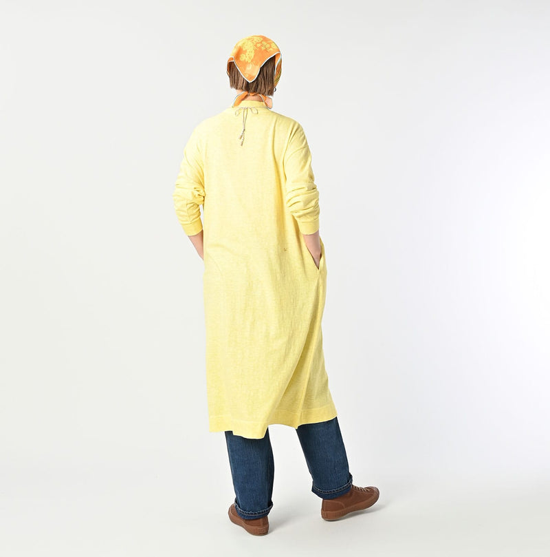 45R Botanical Dyed Yokk Neck 45 Star Dress - Image 7