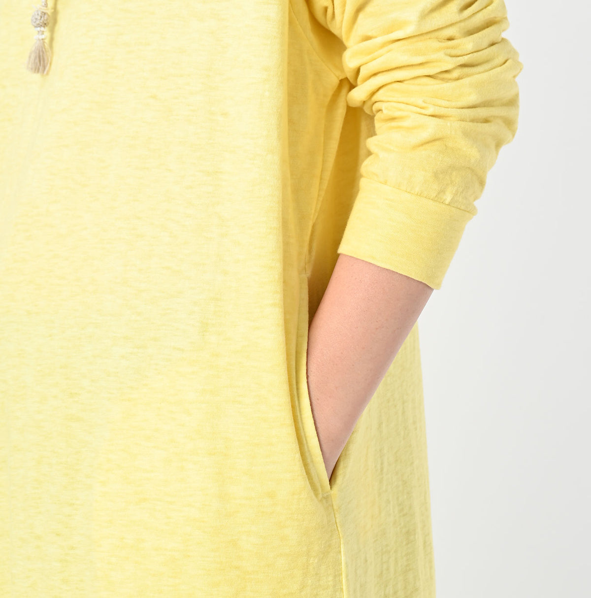 45R Botanical Dyed Yokk Neck 45 Star Dress