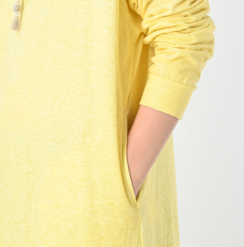 45R Botanical Dyed Yokk Neck 45 Star Dress - Image 9