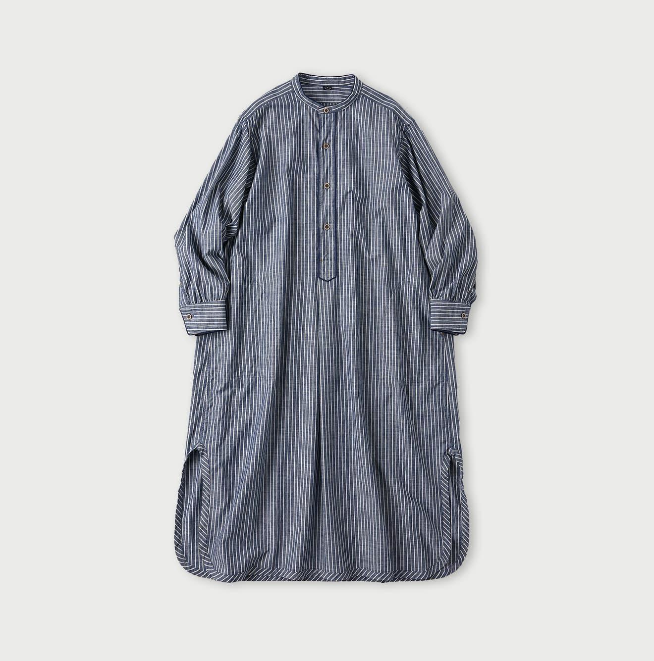 Dungaree Stripe Pajama Dress – 45R GLOBAL