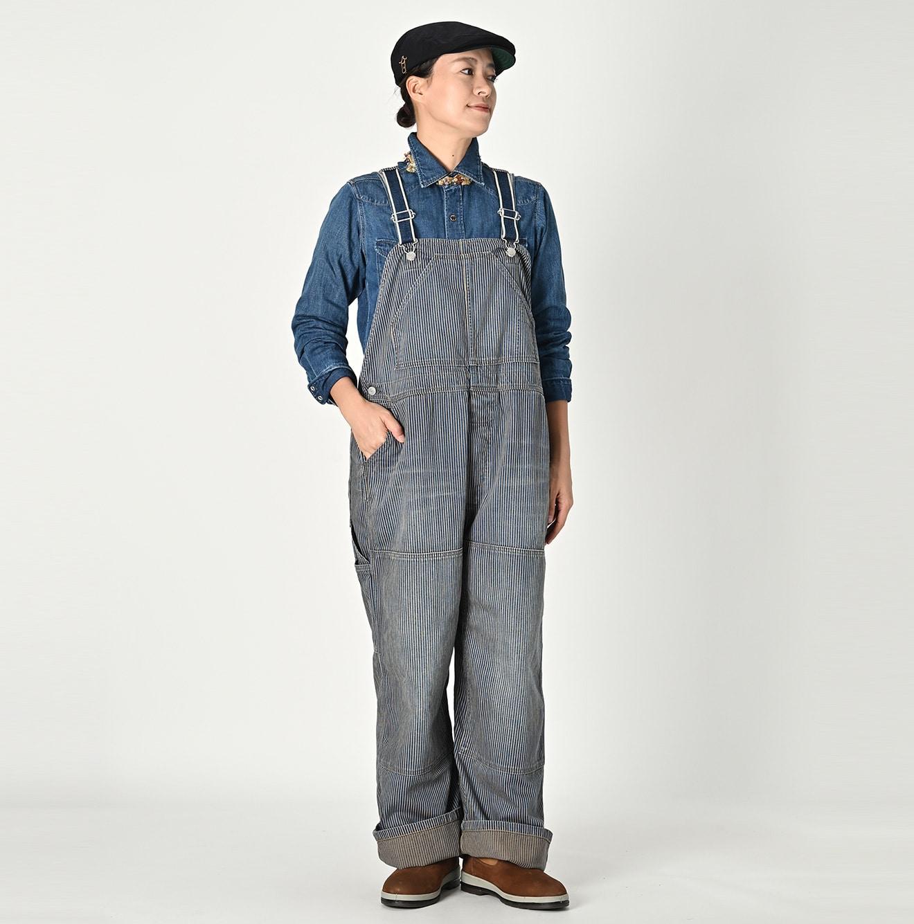 blurhms US COTTON DENIM OVERALL インディゴ