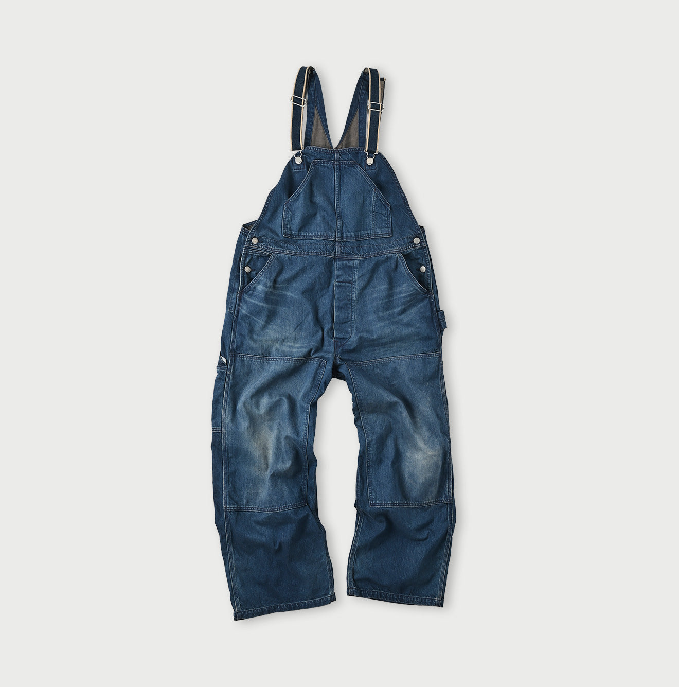 Mont Brown Denim 908 Overall Distressed