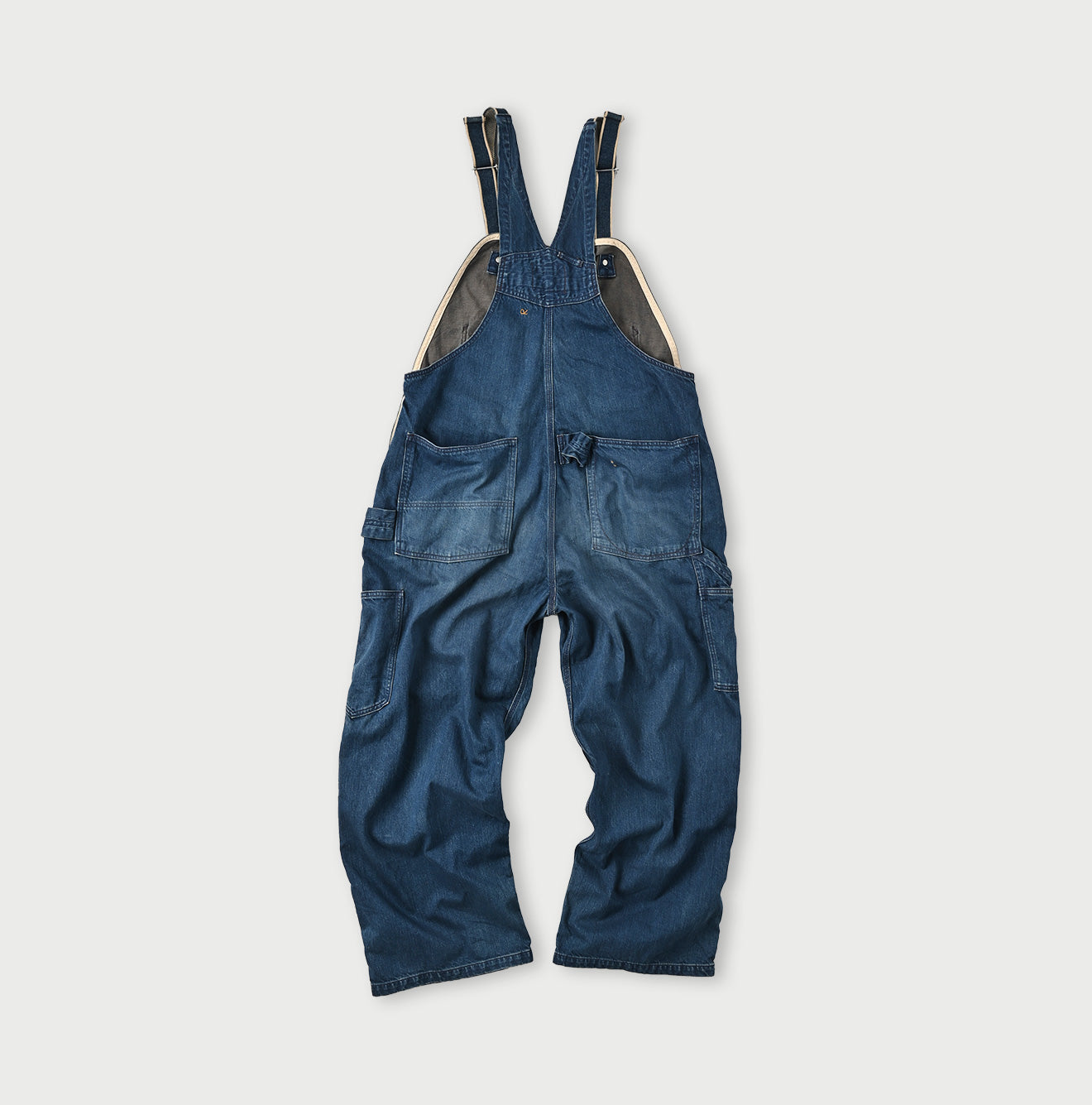 Mont Brown Denim 908 Overall Distressed