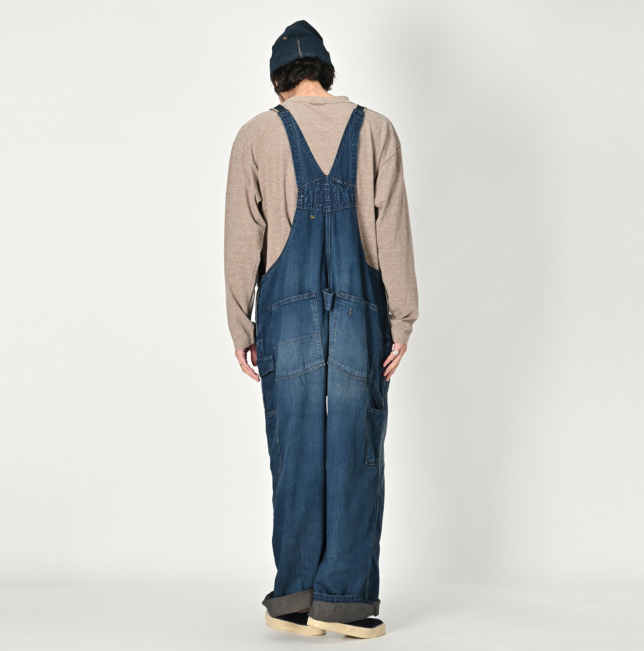 Mont Brown Denim 908 Overall Distressed