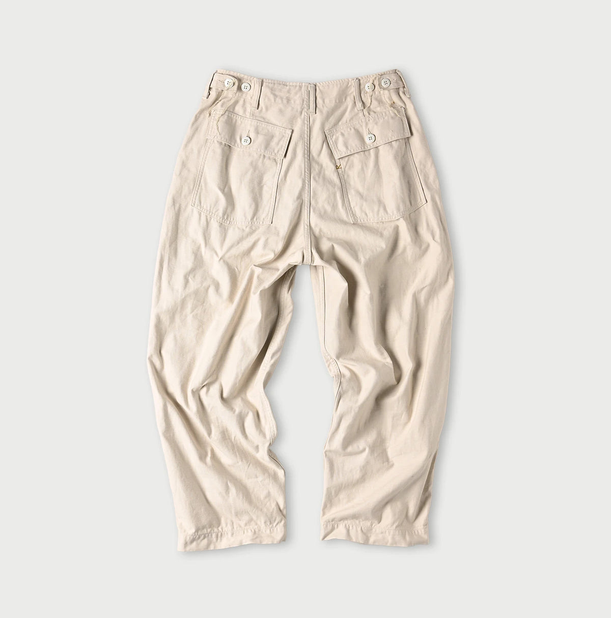 45R Back Sateen 908 Wide Baker Pants