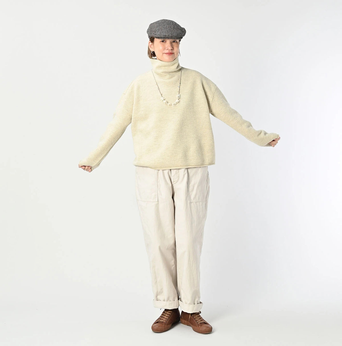 45R Back Sateen 908 Wide Baker Pants - Image 2