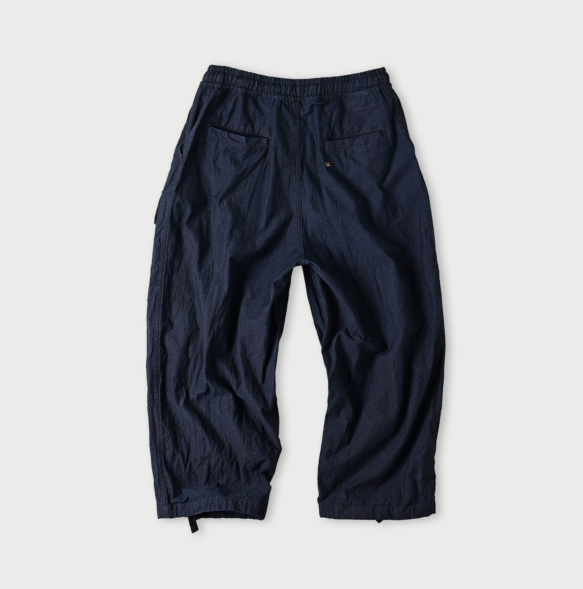 45R Indigo Backsatin 908 Tent Pants