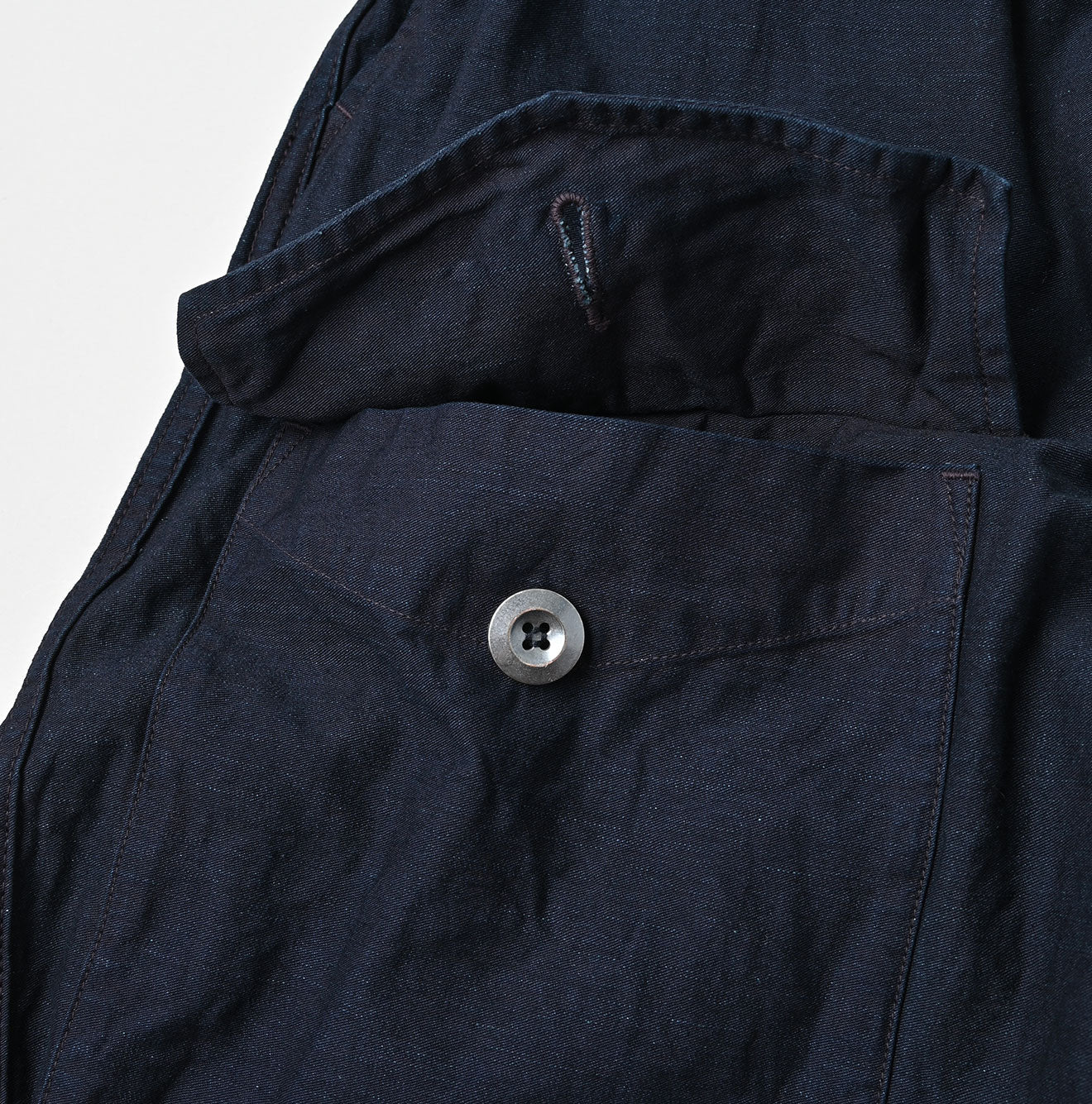 45R Indigo Backsatin 908 Tent Pants