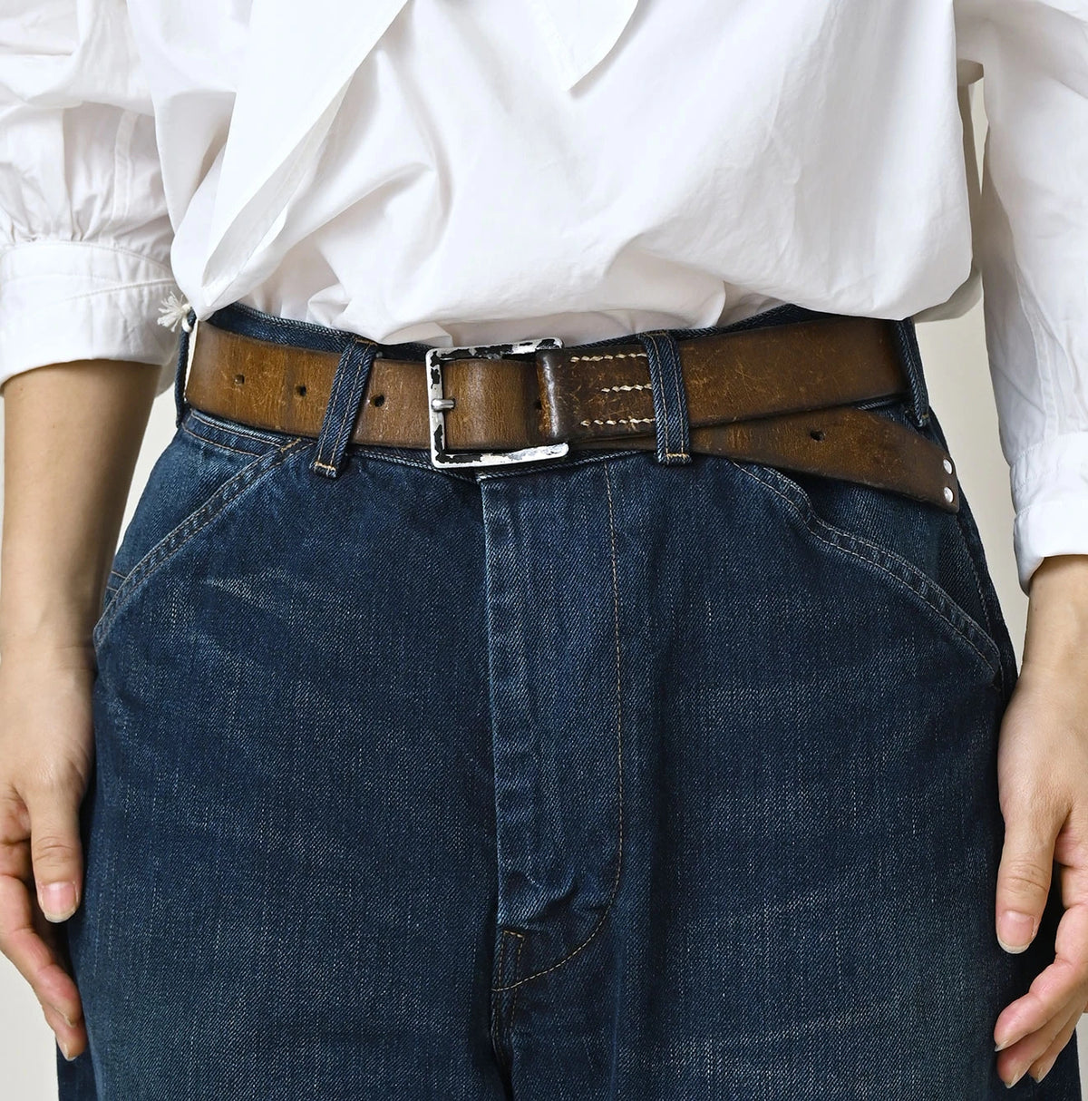 45R Rye Mugi Denim Nando Nando 908 Murahikohime Distressed - Image 10