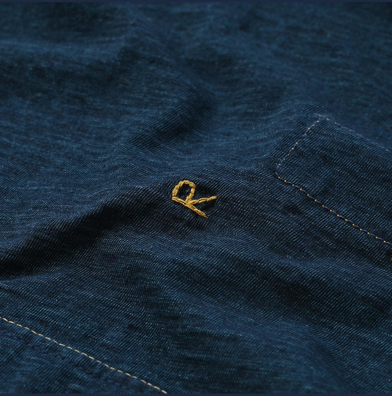 Indigo 908 45 Star Long Sleeve T-shirt - 45R by 45rpm studio