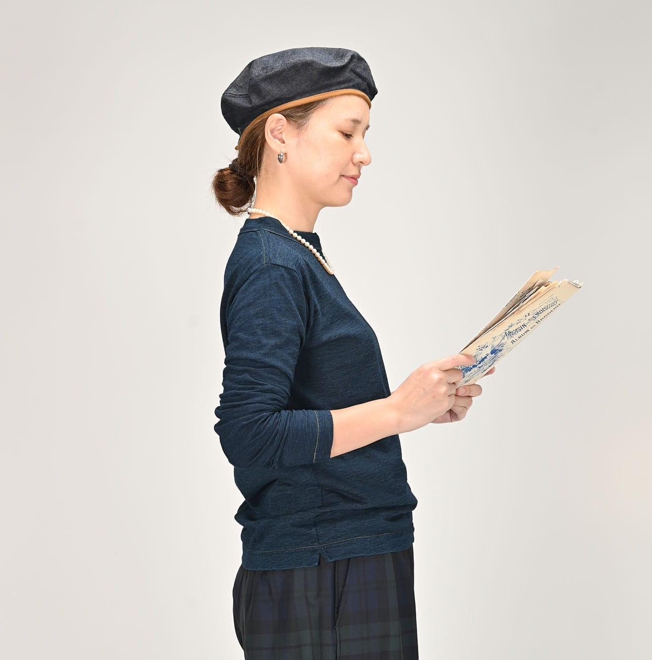 Indigo 908 45 Star Long Sleeve T-shirt - 45R by 45rpm studio - Image 4