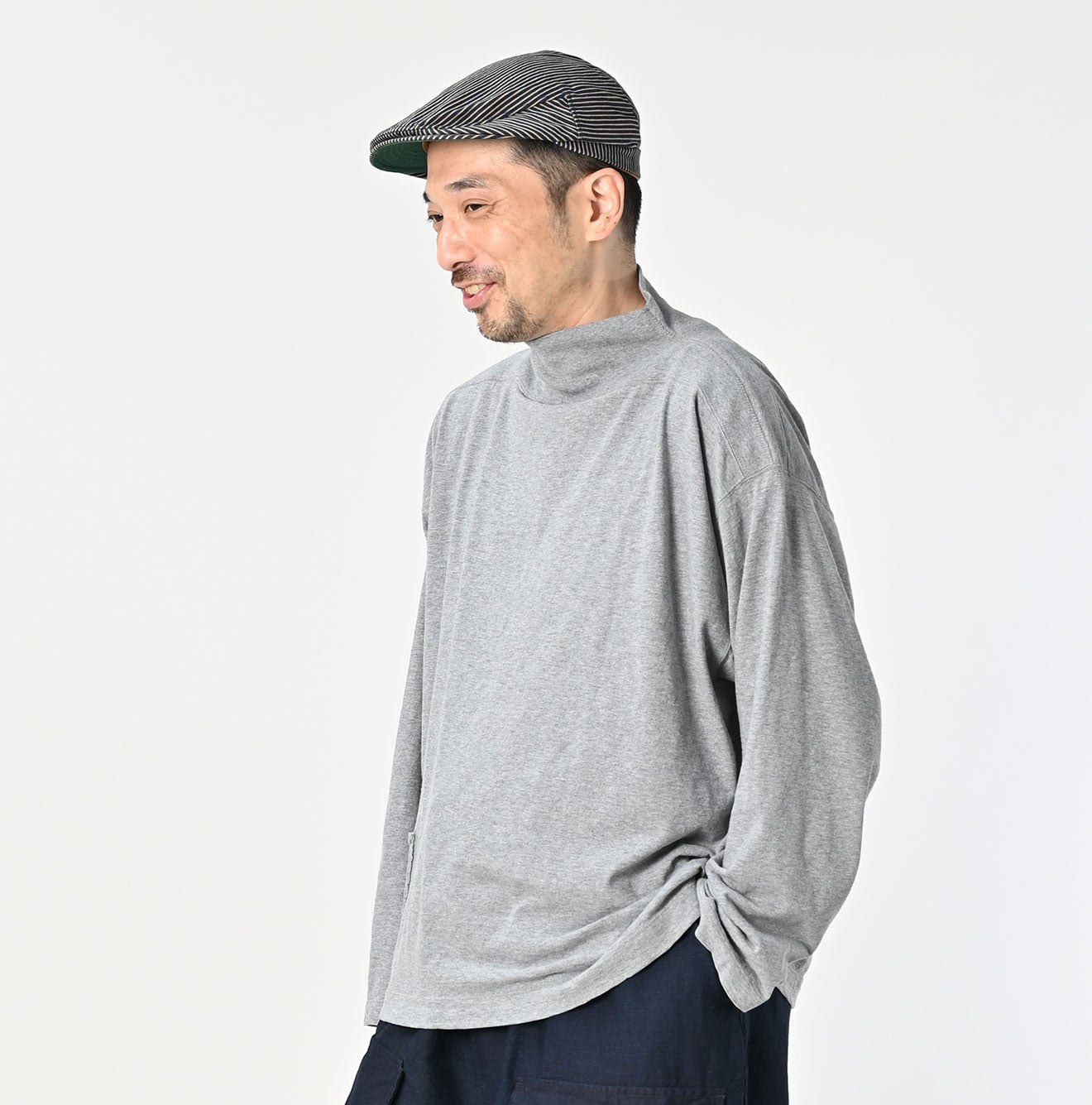 45R Tenjiku 908 Um Mock T-shirt (Top-dyed)