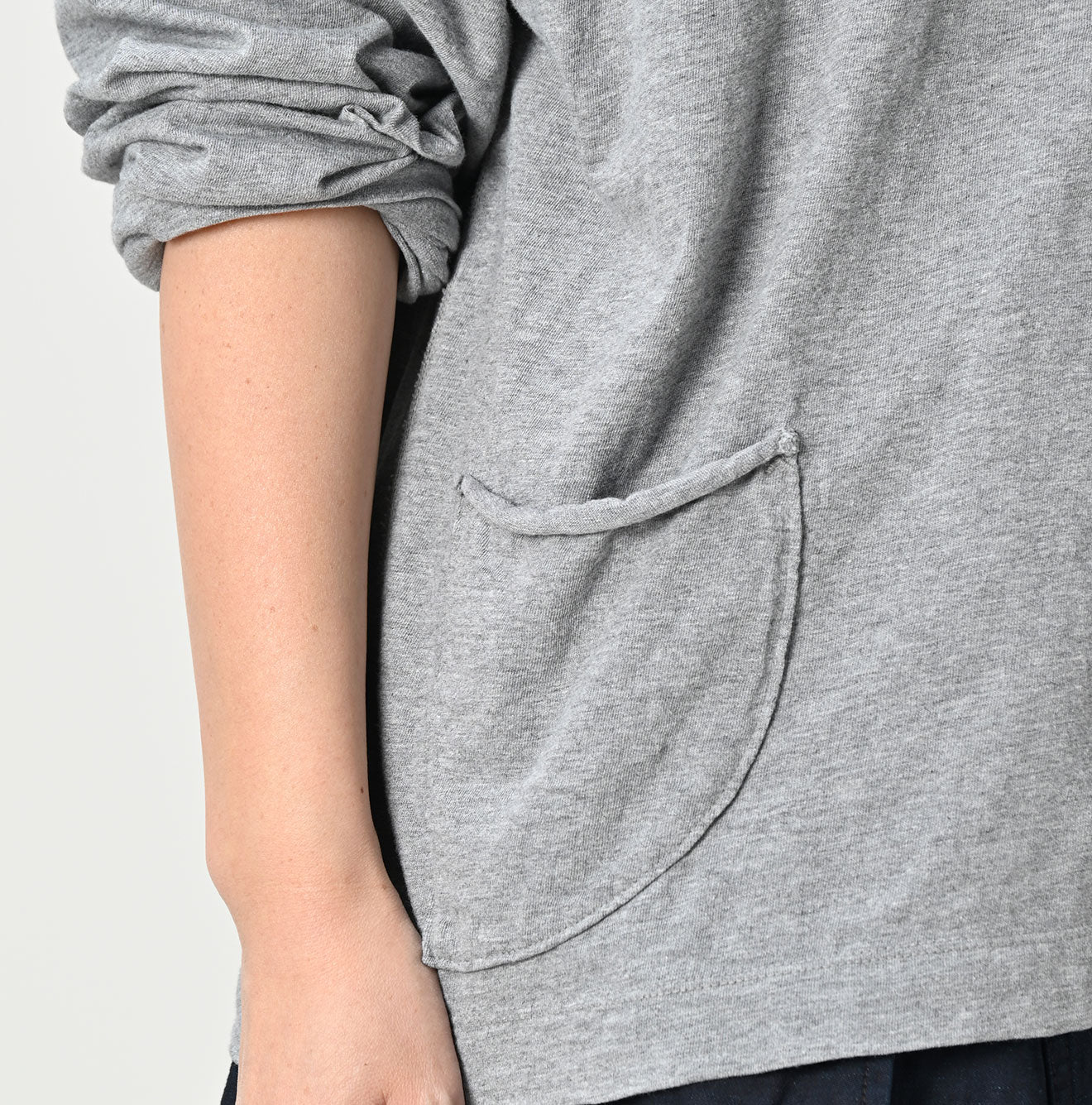 45R Tenjiku 908 Um Mock T-shirt (Top-dyed)