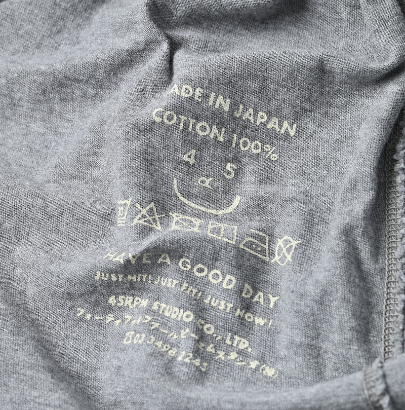 45R Tenjiku 908 Um Mock T-shirt (Top-dyed)