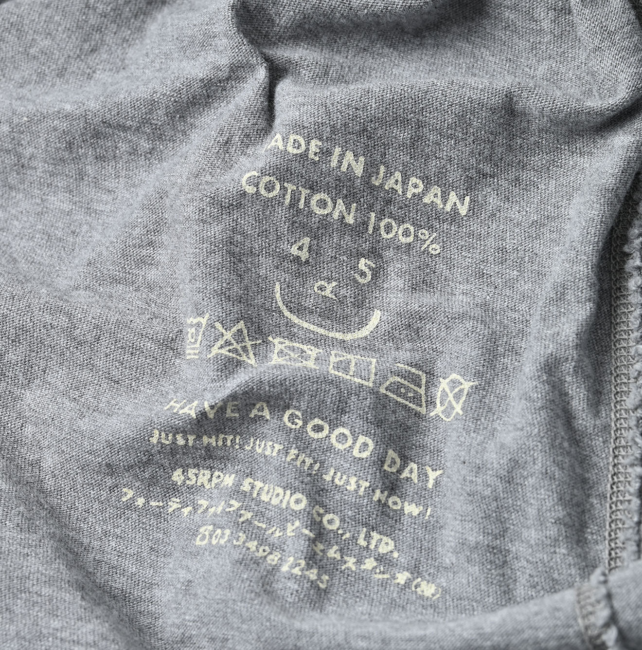 45R Tenjiku 908 Um Mock T-shirt (Top-dyed)