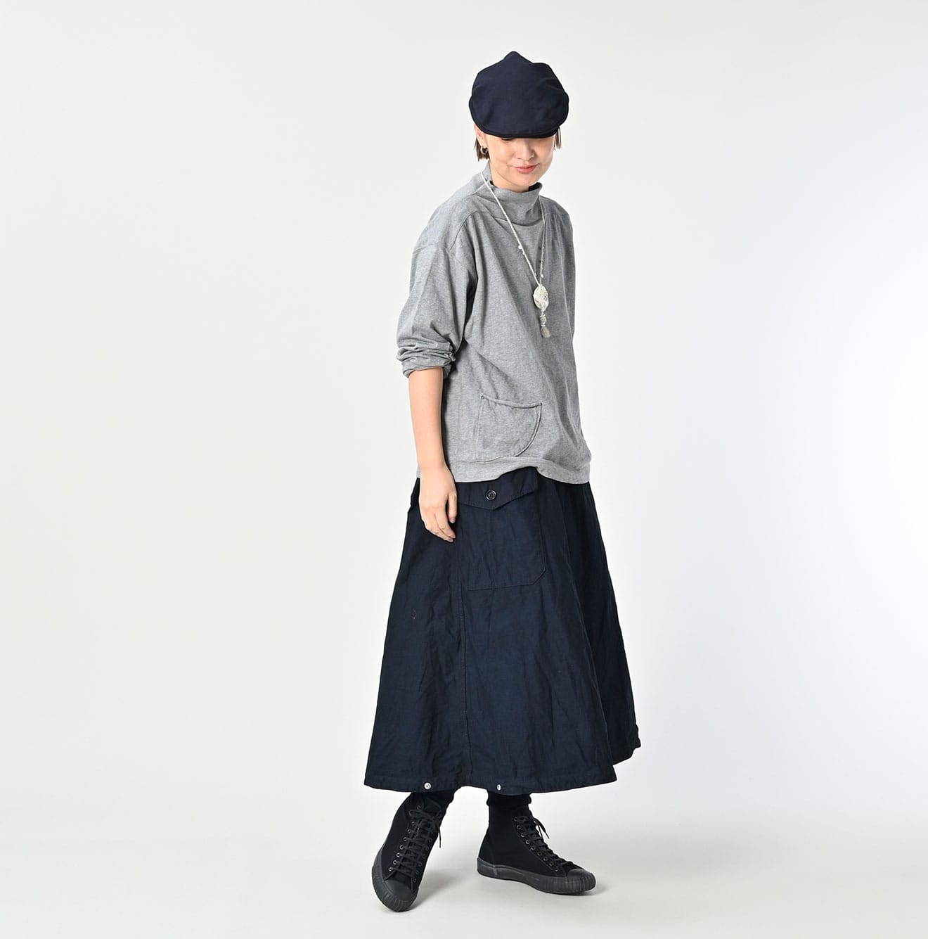 45R Tenjiku 908 Um Mock T-shirt (Top-dyed)