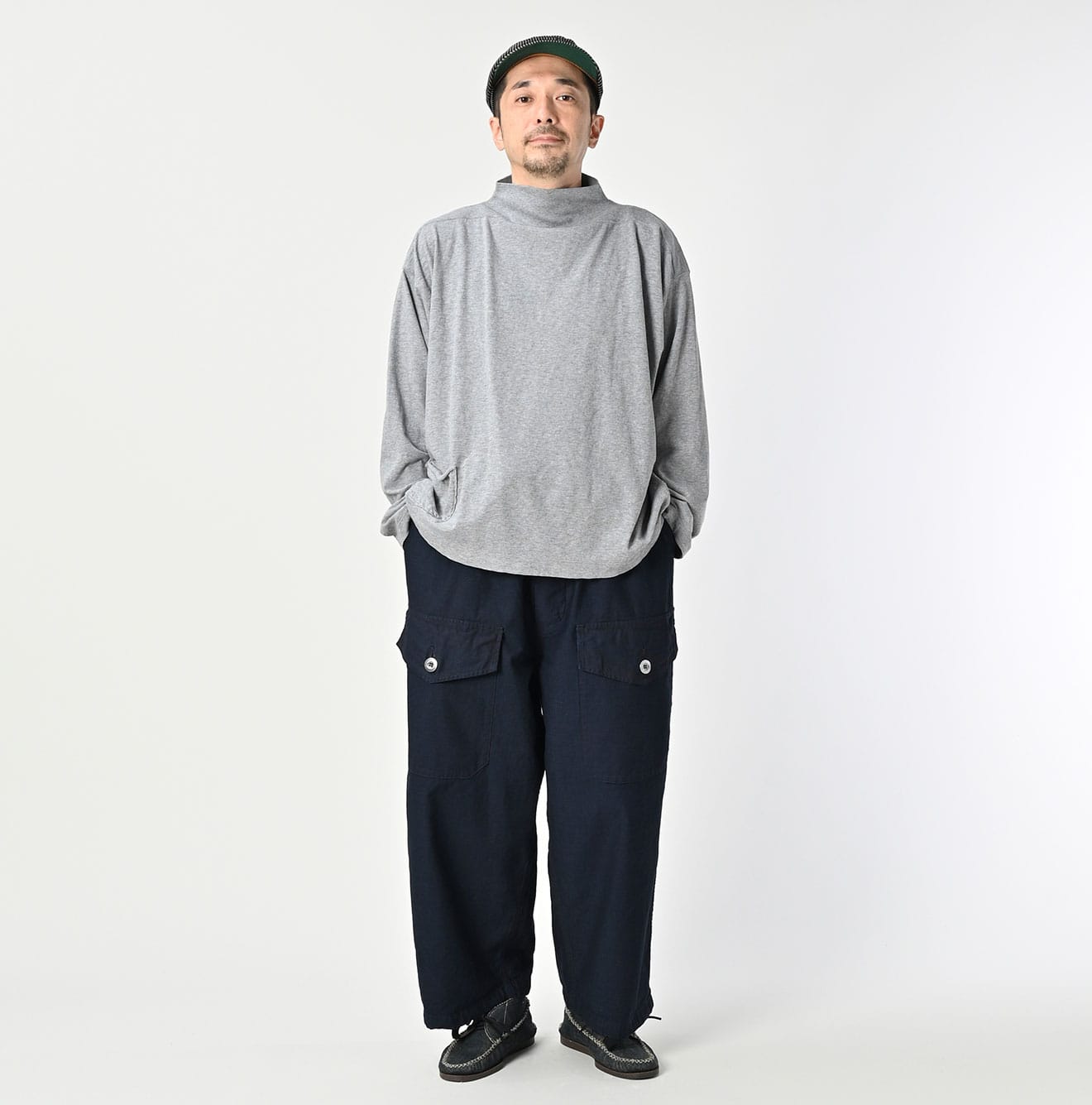 45R Tenjiku 908 Um Mock T-shirt (Top-dyed)